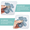 6Pcs Flower Cloth Brooches for Backpack Clothes Wedding Party JEWB-FH0002-38C-5