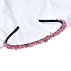 Strawberry Quartz  with Metal Hair Bands PW-WG38918-07-1