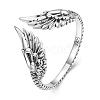 Simple Style Cute 925 Sterling Silver Wing Cuff Rings FS-WG9C3E6-01-4