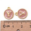 Golden Plated Alloy Enamel Charms LS-ENAM-S118-07Y-3