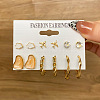 Alloy Hoop Earring Sets WG6DB3C-27-1