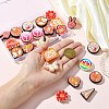26Pcs 13 Styles Peace Themed PVC Plastic Beads PVC-CJ0001-02-4