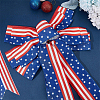2Pcs 2 Styles Polyester Bowknots AJEW-AR0002-79-4