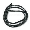 Natural Black Tourmaline Beads Strands G-F748-Y02-3