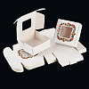 White Cardstock Flower Printed Paper Packaging Mailer Boxes CON-TAC0022-01-15