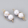 ABS Plastic Imitation Pearl Pendants KK-N235-021-3