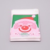 Christmas Theme Rectangle OPP Self-Adhesive Cookie Bags OPP-SZC0001-02D-1