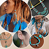 100Pcs Dyed Synthetic Turquoise European Beads SPDL-PH0001-03-3