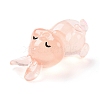 Luminous Resin Rabbit Ornament DJEW-R011-02B-3