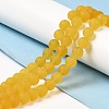 Natural Dyed Jade Beads Strands G-M402-B01-3