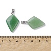 Natural Green Aventurine Pendants G-C110-05E-P-3