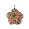 Natural Unakite Big Pendants G-B040-01P-05-2