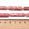 Natural Thulite Beads Strands G-D353-A01-5