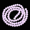 Imitation Jade Glass Beads Strands GLAA-TAC0022-4mm-A01-5