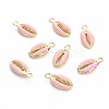 Alloy Enamel Pendants X-PALLOY-T065-27E-1