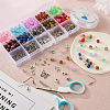 DIY Beaded Dangle Earring Pendant Decoration Making Kit DIY-TA0008-02-5