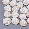 Electroplate Sea Shell Pendants SSHEL-S261-05-1