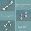 Unicraftale 304 Stainless Steel Stud Earring Findings STAS-UN0018-20P-4