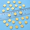Alloy Pendant Cabochon Settings For Enamel PALLOY-YW0001-10KCG-2