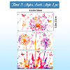 3 Sheets 3 Styles PVC Waterproof Decorative Stickers DIY-WH0404-026-3