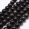 Natural Rainbow Obsidian Beads Strands G-D838-6mm-04-1