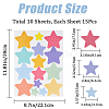 PVC Plastic Sticker for Wall Decoration Accessories AJEW-WH0007-05D-2