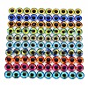 Luminous Eye Printed Glass Cabochons GGLA-WHC0002-10mm-1