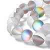 Synthetic Moonstone Beads Strands G-E573-01C-14-4