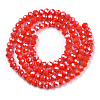 Electroplate Glass Beads Strands LS-EGLA-A034-P8mm-A10-3