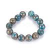 Natural Pyrite Beads Strands G-K181-14mm-H01-1