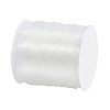 0.8mm Crystal Polyester Threads Transparent Jewelry Bracelet Beading Wire Cords EW-PH0001-0.8mm-02-9