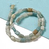 Natural Flower Amazonite Beads Strands G-G085-A09-01-2