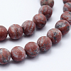 Natural Sesame Jasper/Kiwi Jasper Beads Strands X-G-F518-23-8mm-3