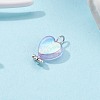 Eco-Friendly Transparent Acrylic Charms PALLOY-JF00749-01-3