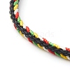 Nylon Twist Cord Bracelets BJEW-JB06479-03-4