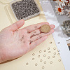 1500Pcs 304 Stainless Steel Split Rings STAS-ME0002-57-3