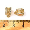 Brass Brass Micro Pave Cubic Zirconia Tube Bails KK-M277-09G-G-3