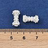 Brass Micro Pave Clear Cubic Zirconia Screw Clasps KK-H202-02B-S-3