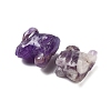 Natural Amethyst Carved Figurines DJEW-L023-E07-2