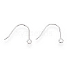 Anti-Tarnish Rhodium Plated 925 Sterling Silver Earring Hooks STER-T007-117P-1