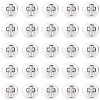 600Pcs Plating Acrylic Beads PACR-PA0001-10A-6