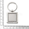 Zinc Alloy Rotating Keychain Clasps FIND-G088-01D-4