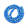 Handmade Polymer Clay Bead Strands CLAY-T020-10F-5