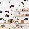 Translucent PVC Self Adhesive Wall Stickers STIC-WH0015-168-4