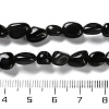 Natural Black Obsidian Beads Strands G-P497-01C-53-5