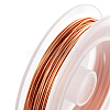 BENECREAT 3 Rolls 3 Style Bare Round Copper Craft Wire CWIR-BC0006-16-4