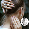 4Pcs Brass Cuff Open Rings for Men RJEW-UN0003-11AS-5