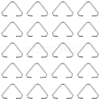 SUNNYCLUE 300Pcs 304 Stainless Steel Triangle Rings STAS-SC0006-25-1
