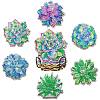 6Pcs Coaster DIY Diamond Painting Kit PW-WG24719-01-2