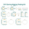 DIY Earring Making Finding Kit DIY-TA0005-03-12